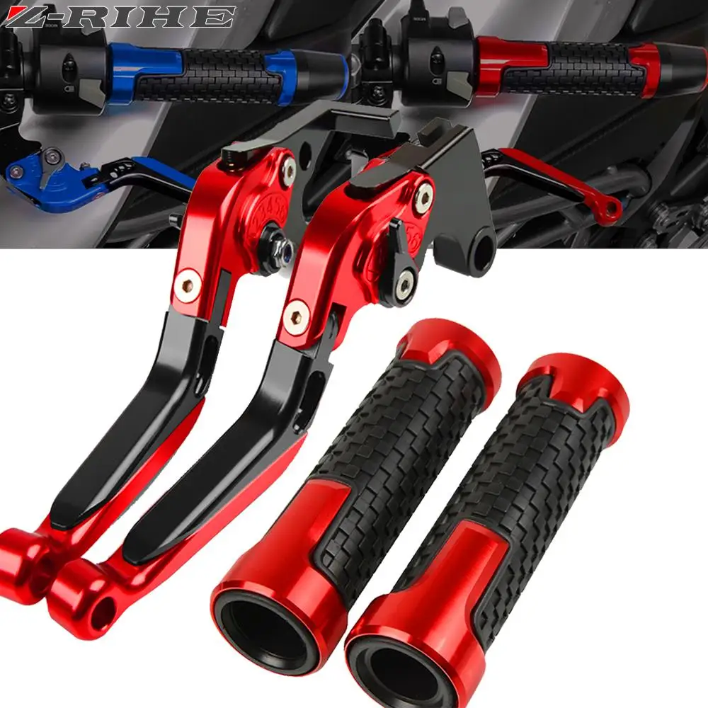 Motorcycle Adjustable Foldable Brake Clutch Lever 22MM Handlebar Handle Grips For Honda VFR 400 VFR400 NC30 1989 1990 1991 1992