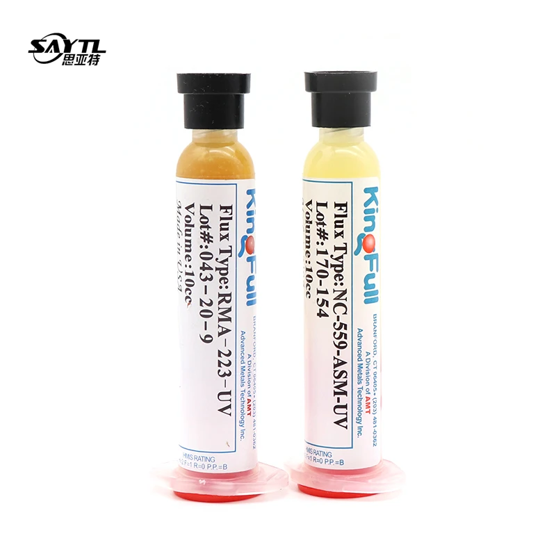 1PCS 10cc Solder Paste Welding Flux Oil RAM-223-UV NC-559-ASM-UV For Chips Computer Phone LED BGA SMD PGA PCB Repair Tools