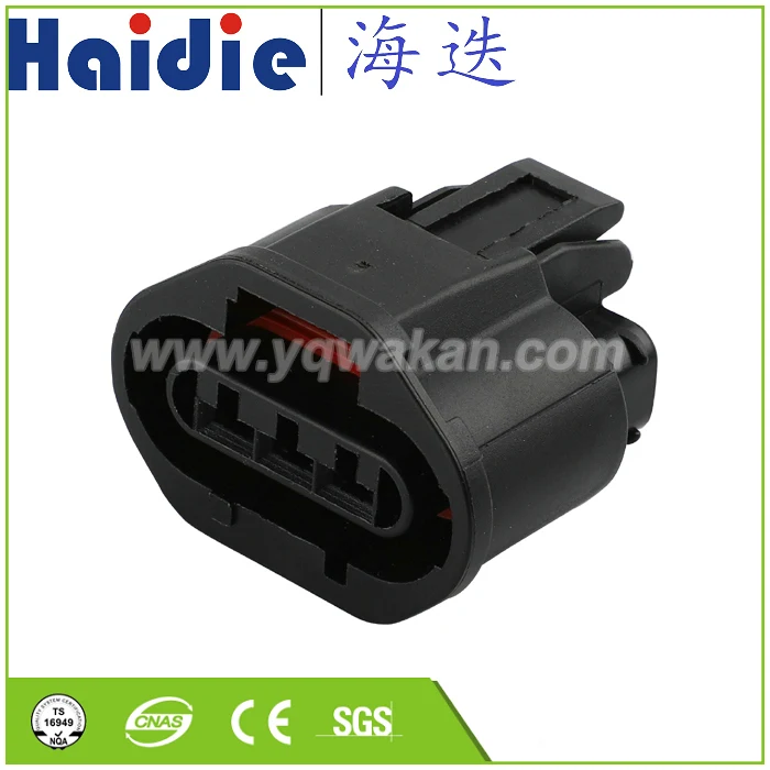 

Free shipping 2sets 3pin Auto Electri wire harness plug plasticIntake pressure sensor connector 7183-1334-30