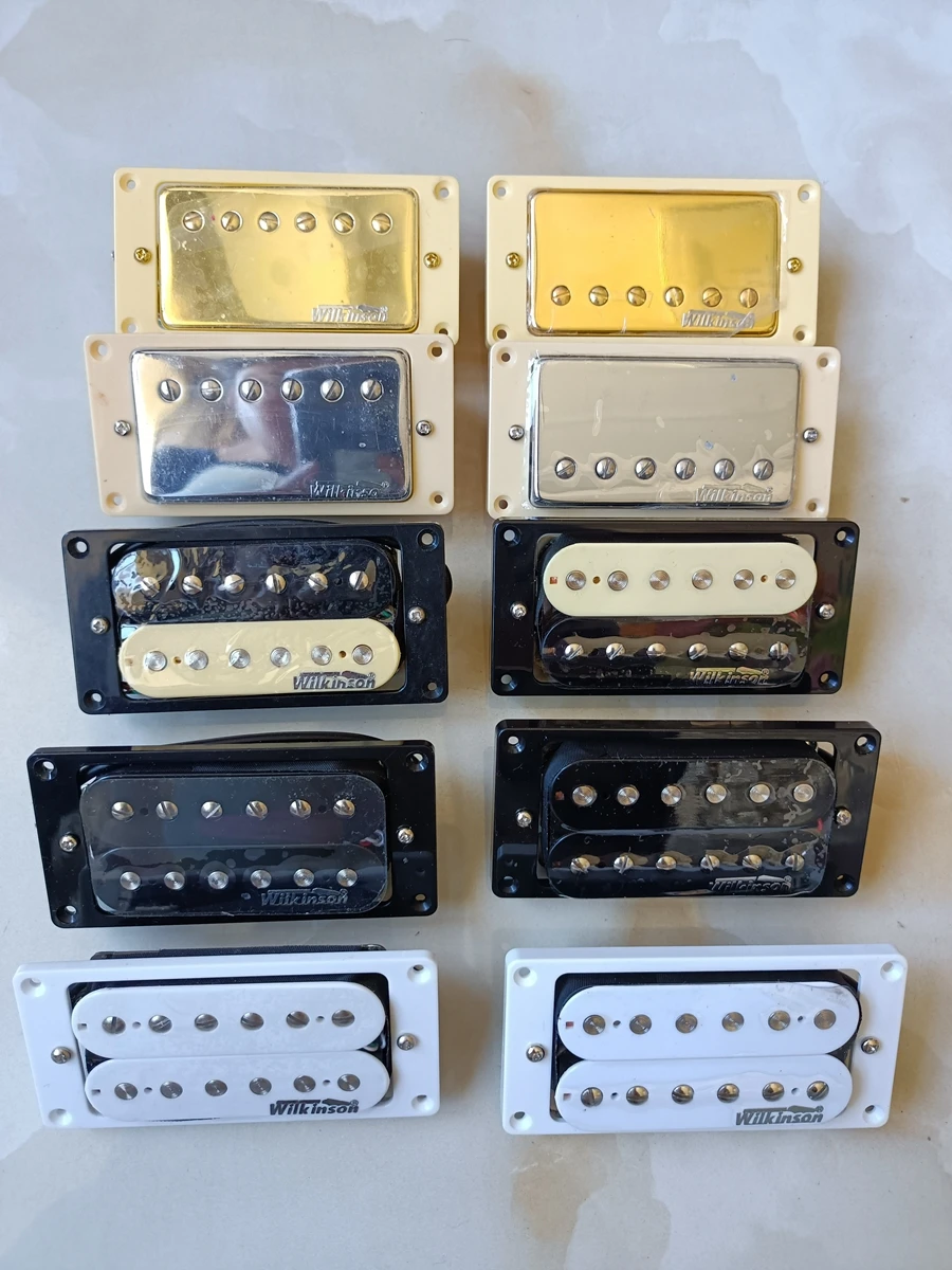 Upgrade Wilkinson WVC Alnico V Humbucker Pickups 4C Conducter with Shield Professional Guitar Parts