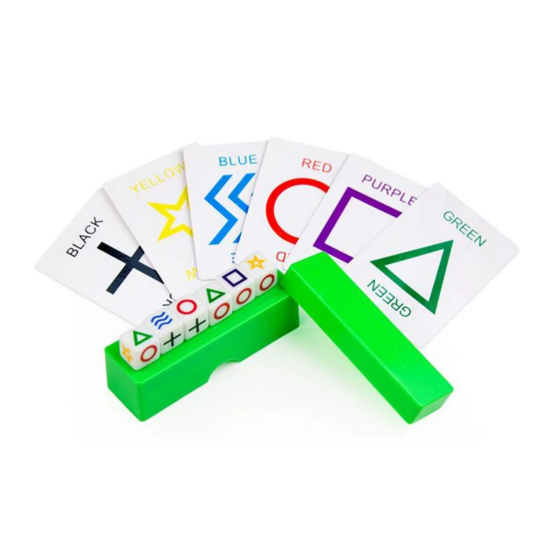 Sympathetic Dice magic tricks Prediction ESP Dice ESP Card magic props for Children Kid street close up mentalism comedy