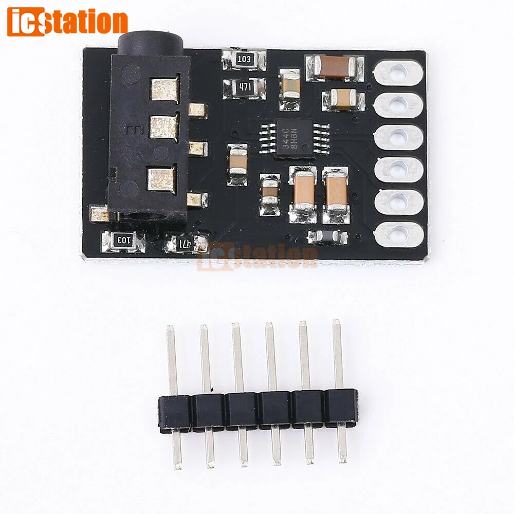 CS4344 D/A الرقمية إلى التناظرية ستيريو محول صوت لوحة تركيبية 2-200kHz الخطي التناظرية منخفضة تمرير تصفية السيارات السرعة