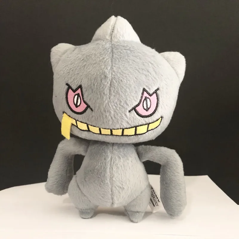 TAKARA TOMY Pokemon Kartun Banette Boneka Mainan Mewah 18Cm Hadiah Ulang Tahun Anak Lucu