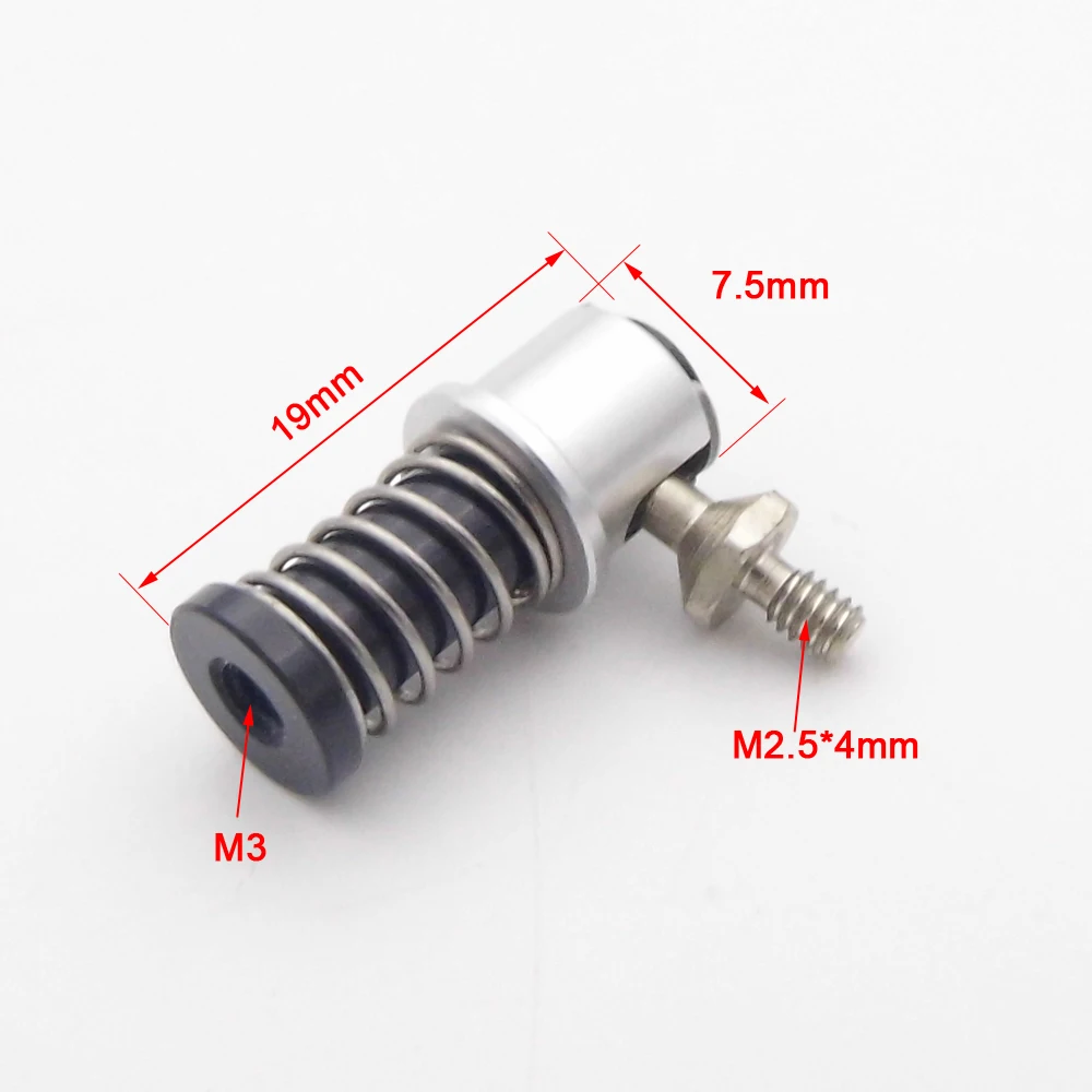 1PC Quick Release M3 Tie Rod End Linkage Ball Head End Push Rod End Connector for RC Model RC Boat Car Airplane