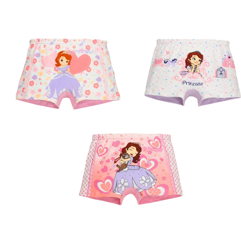 1 Piece girl's  Underwear High Quality  Kids Cotton Panties Cute Cartoon Kids Boxer Briefs Child Soft Girl Underpants