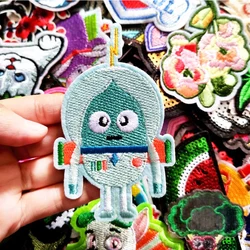 50 pz/lotto Patch da cucire casuali miste per abbigliamento Patch da ricamo adesivi per Badge in tessuto estivo Appliques fai-da-te