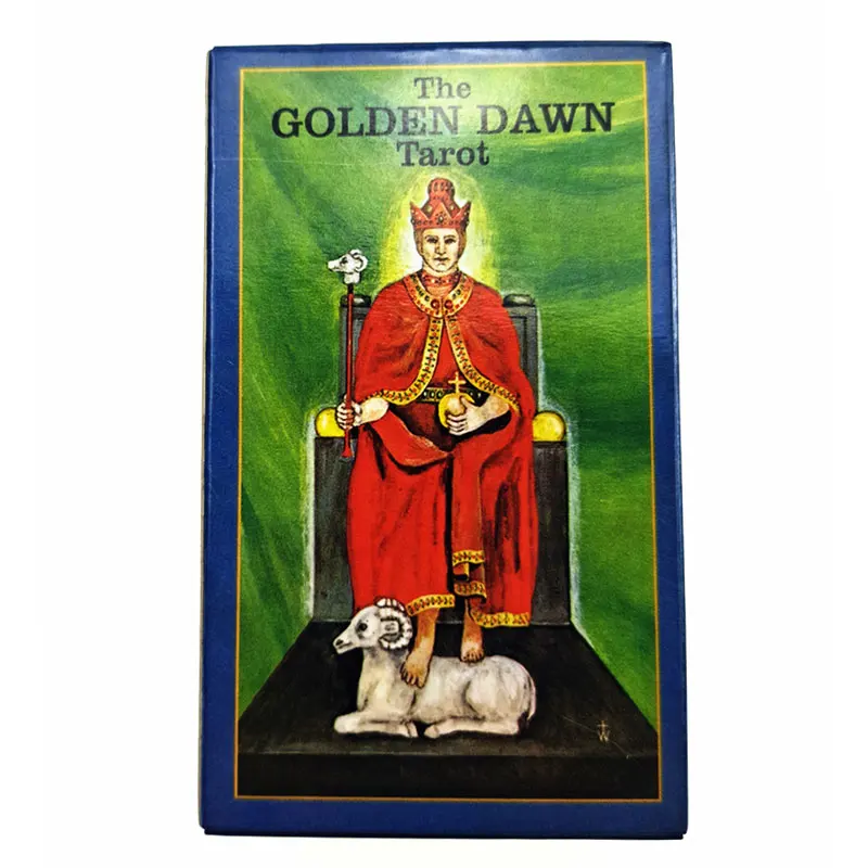 Hot sal Golden Dawn Tarot Oracle Card For Entertainment Fate Divination Card Game Tarot And A Variety Of Tarot Options PDF Guide