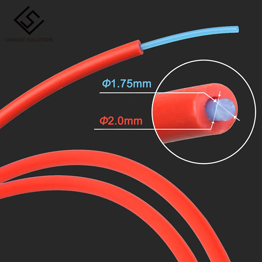 PTFE Tube Teflonto TL-Feeder hotend RepRap Rostock Bowden Extruder 1.75mm ID2mmOD4mm Capricornus tube