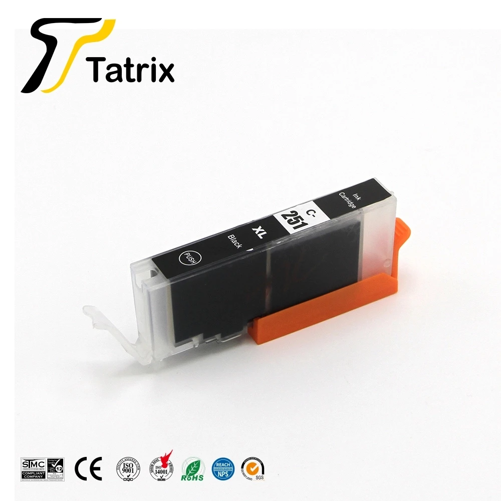 PGI250 250 PGI-250 PGI-250XL 251 CLI-251 CLI-251XL Premium Compatible Ink Cartridge for Canon PIXMA MG6320/MG7120/IP8720/MG7520