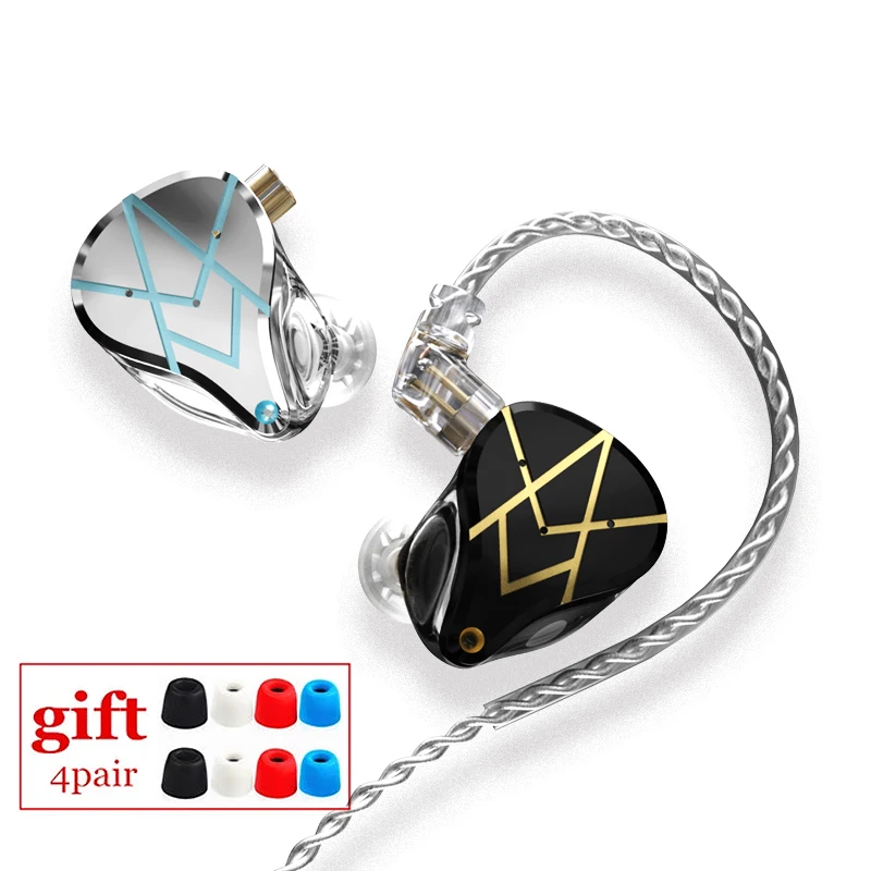 KZ ASX 하이파이 인이어 이어폰 베이스 DJ 모니터 이어버드, 노이즈 캔슬링, 20BA 유닛, KZ ZSX ZAX ZSN PRO X ZST X CCA CA16