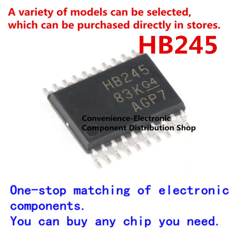 5PCS/PACK HB245 The new original SN74AHCT245PWR screen printed HB245 TSSOP-20 octal buffer/driver