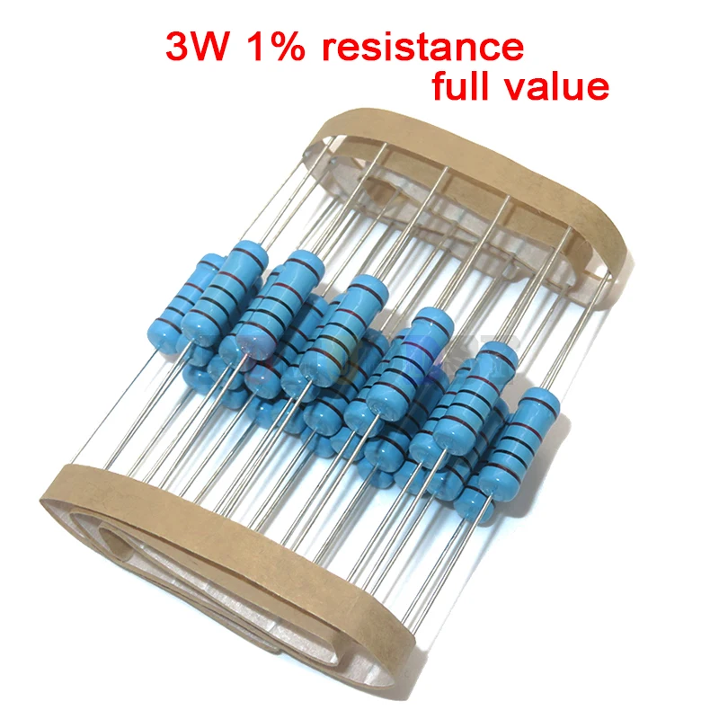 10Pcs 3W Metal Film…