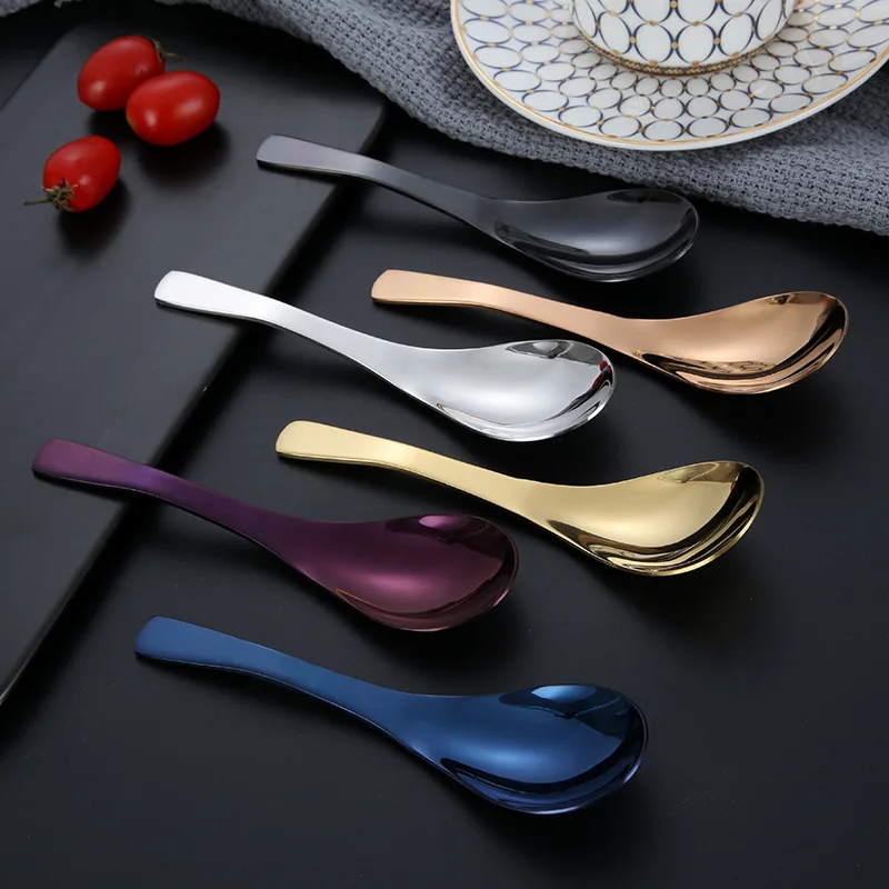 

304 stainless steel court spoon children's tableware kitchen accessories