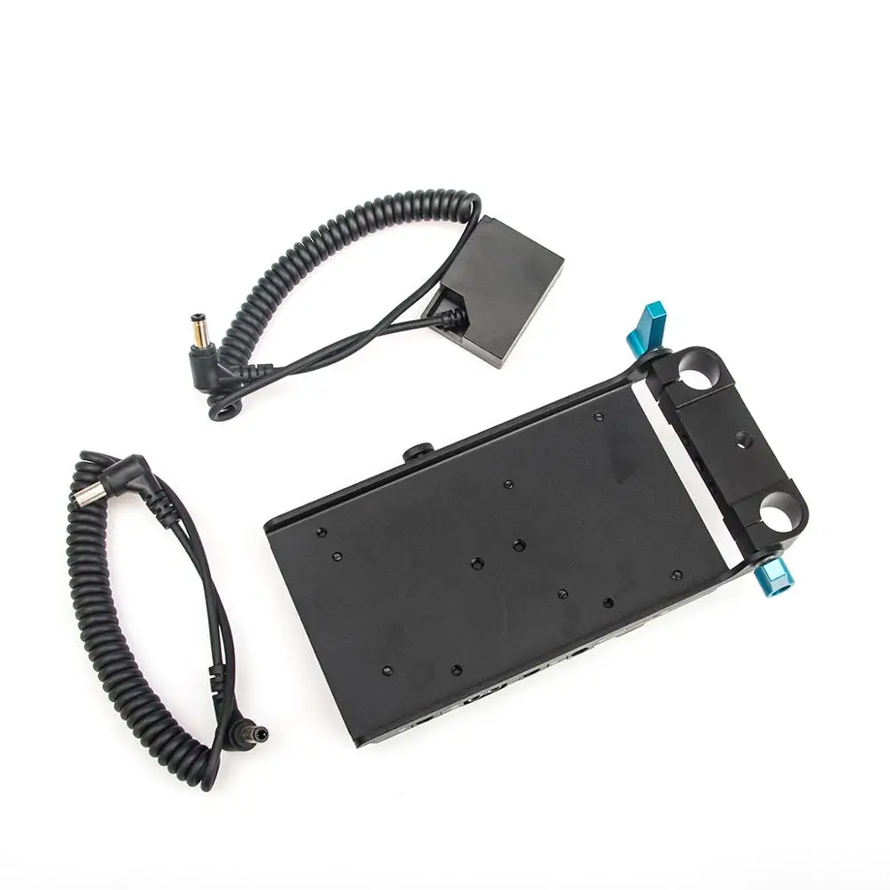 WY-VG1 Power Supply System V Mount Battery Plate Adapter with NP-W126 Cable for Broadcast SLR HD camera