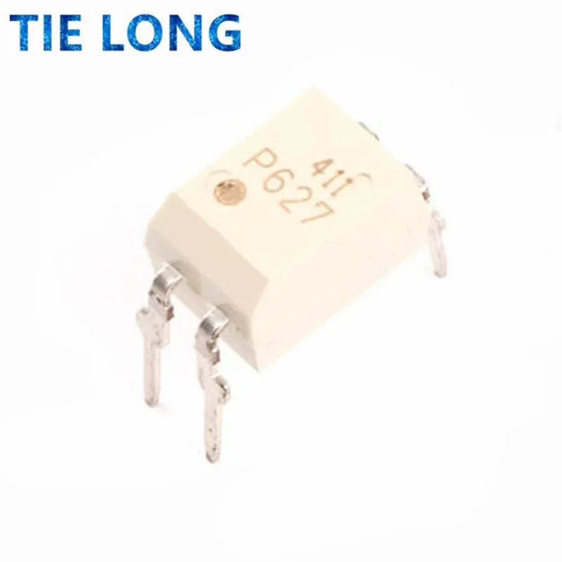 10pcs/lot TLP627 DIP-4 TLP627-1 TLP627 P627 HIGH VOLTAGE DARLINGTON OUTPUT OPTICALLY COUPLED ISOLATOR