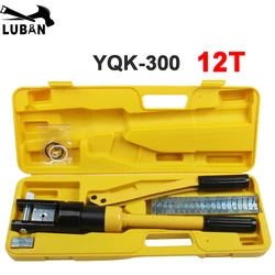 YQK-300 Range 10-300mm crimping range Hydraulic crimping tool 12T pressure Cable Lug Press Cable Terminal