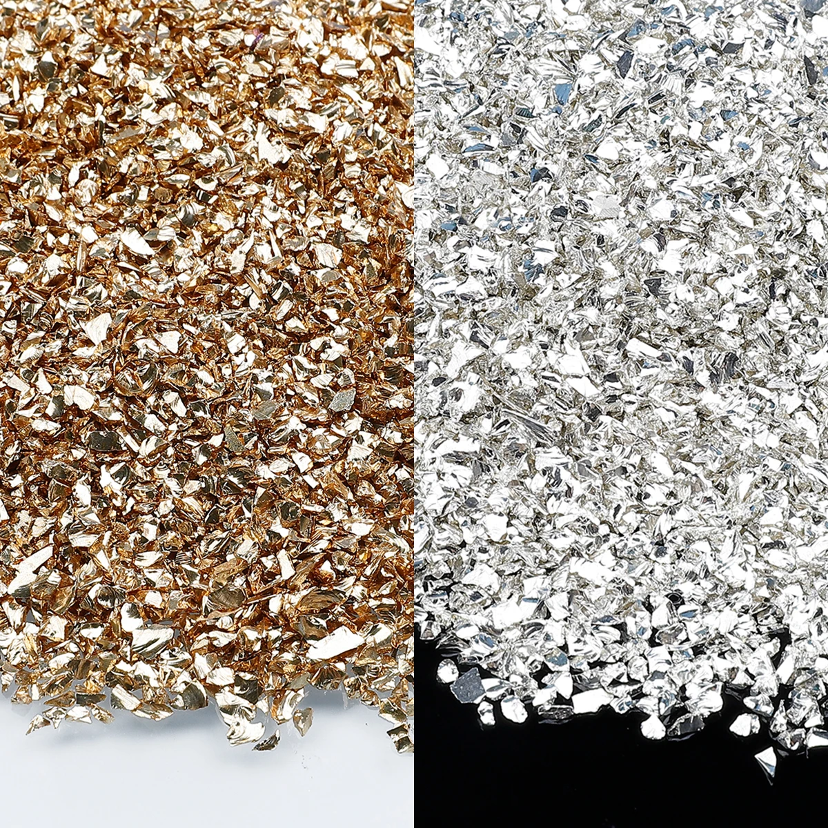 Multicolore misto vetro frantumato pietre per Nail Art perline di strass irregolari resina UV fai da te stampi epossidici riempimenti creazione di gioielli