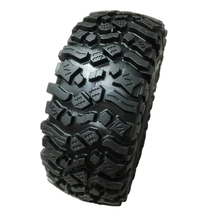 KYX Racing Rubber 2.2 Inch Tire 140mm*55mm Tyre for 1/10 Rc Crawler Car Axial SCX10 II 90046 D90 Wraith Traxxas TRX4 (2pcs)