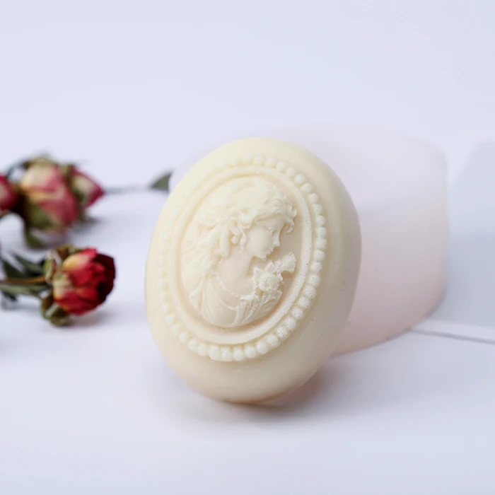 Elliptical Female 3d Silicone Mold DIY Handmade Soap Silicone Mold Cold Soap Mold Soap Making Supplies Cake Chocolate Mold image 5