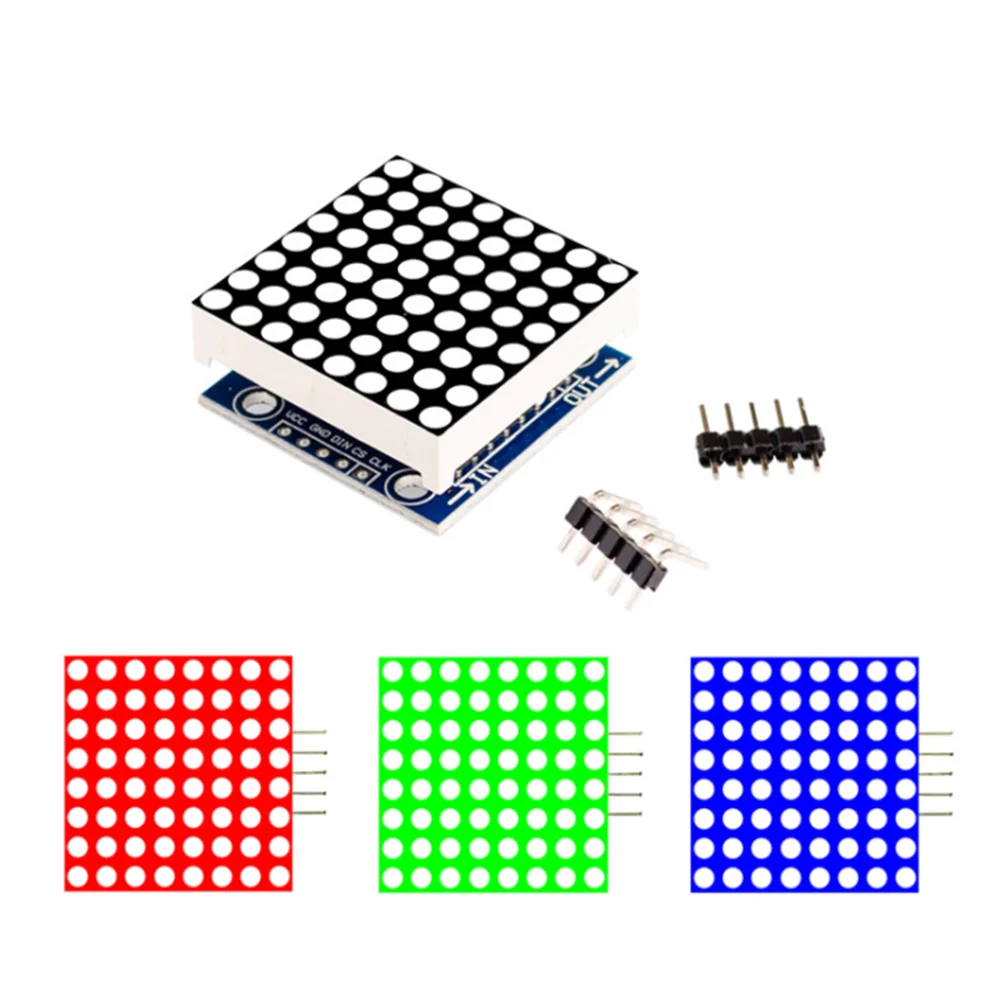 

MAX7219 dot matrix module microcontroller module DIY KIT MCU LED Display Control Module Kit