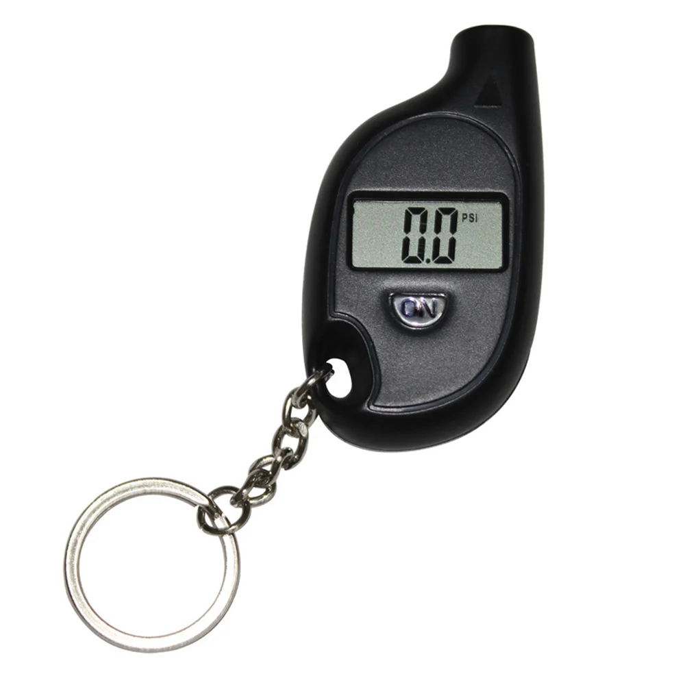 Portable Digital Car Tire Pressure Tester Motorcycle Auto Tyre Air Meter Gauge LCD Display 0-150 PSI with Mini Keychain