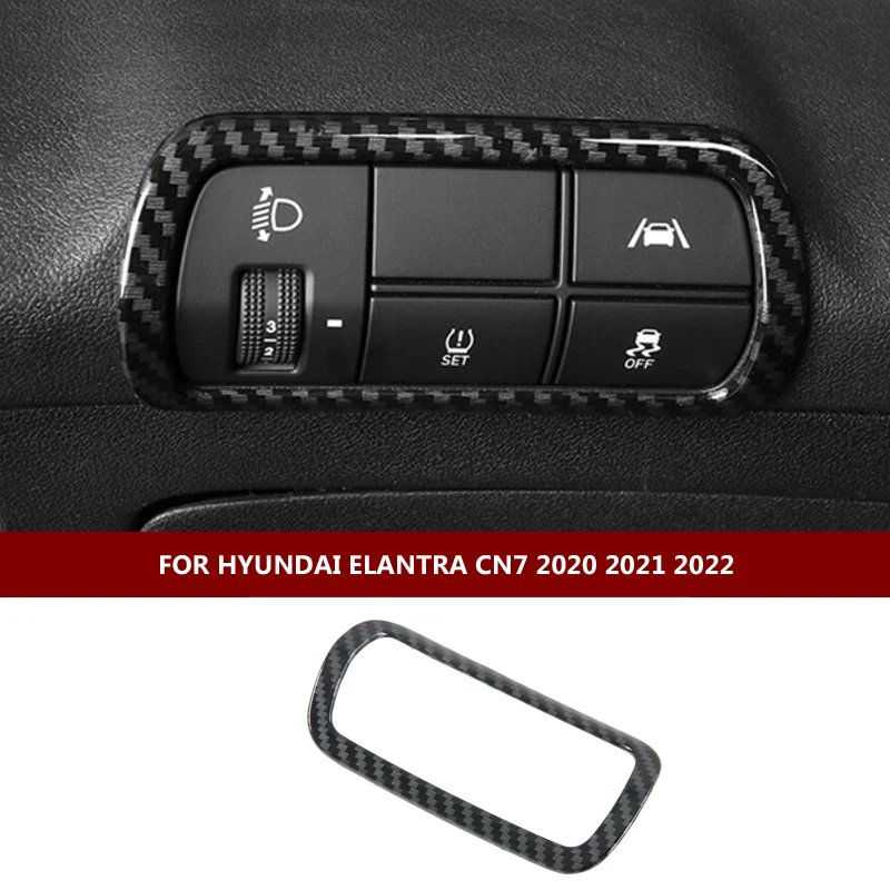 For Hyundai Elantra Avante 2021 2022 2023 Car Styling Body Cover Stick Trim Door Inner Built Handle Inside Bowl Frame Lamp Parts