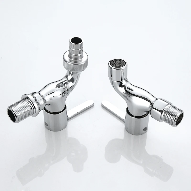 

Garden Faucet Garage Tap Bibcock Washing Machine Faucets Angle Valve for Cold Water Tap Bibcocks Mouth Covering Bathroom Faucets