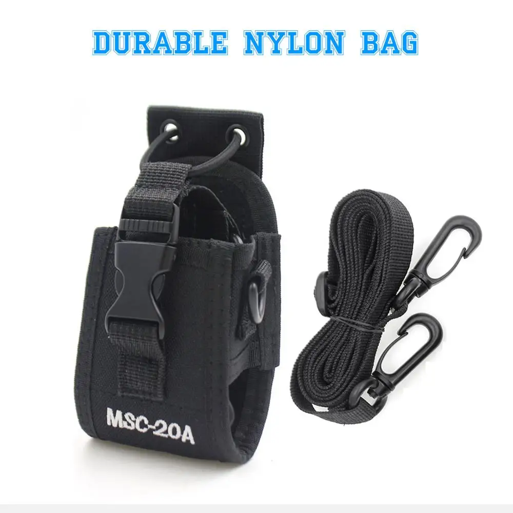 Tactical Radio Case Holder Nylon Carry Case For Baofeng UV-5R UV-82 UV-888S UV-9R Walkie Talkie Accessories for Hunting Camping