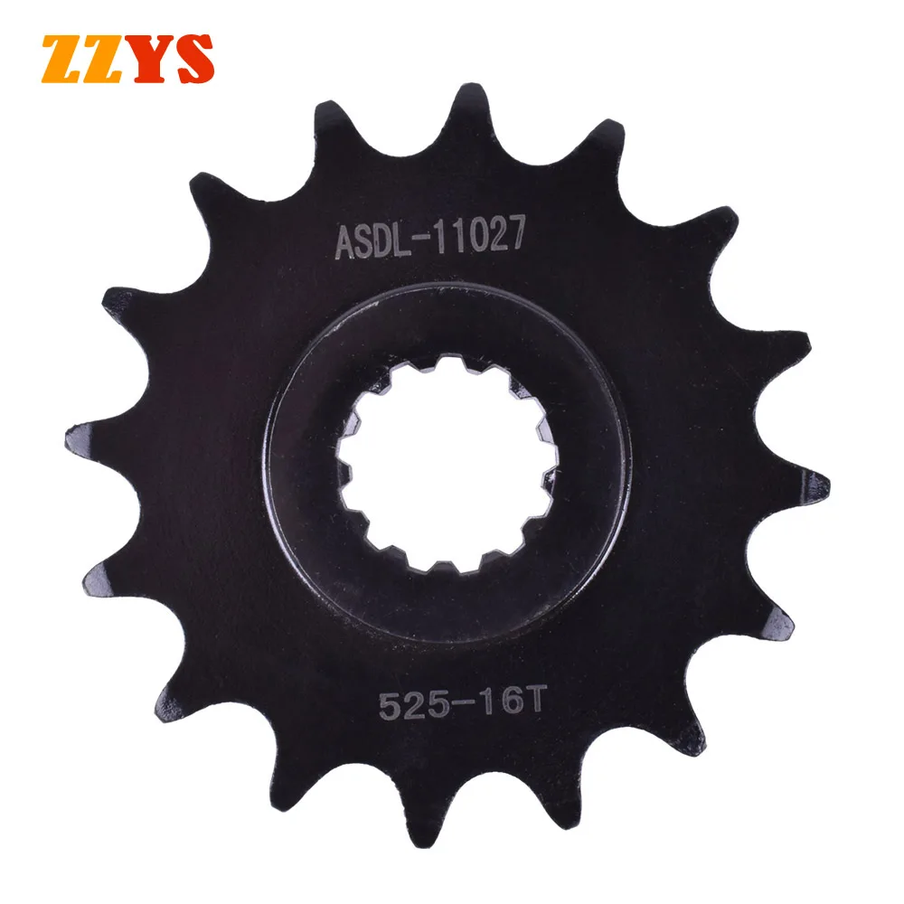 525 16T Front Sprocket Gear Staring Wheels For Yamaha FZ6 Fazer S2 ABS FZ6S YZF600 YZF-R6 YZF 600 750 R6 S R6S YZF750 YZF750R