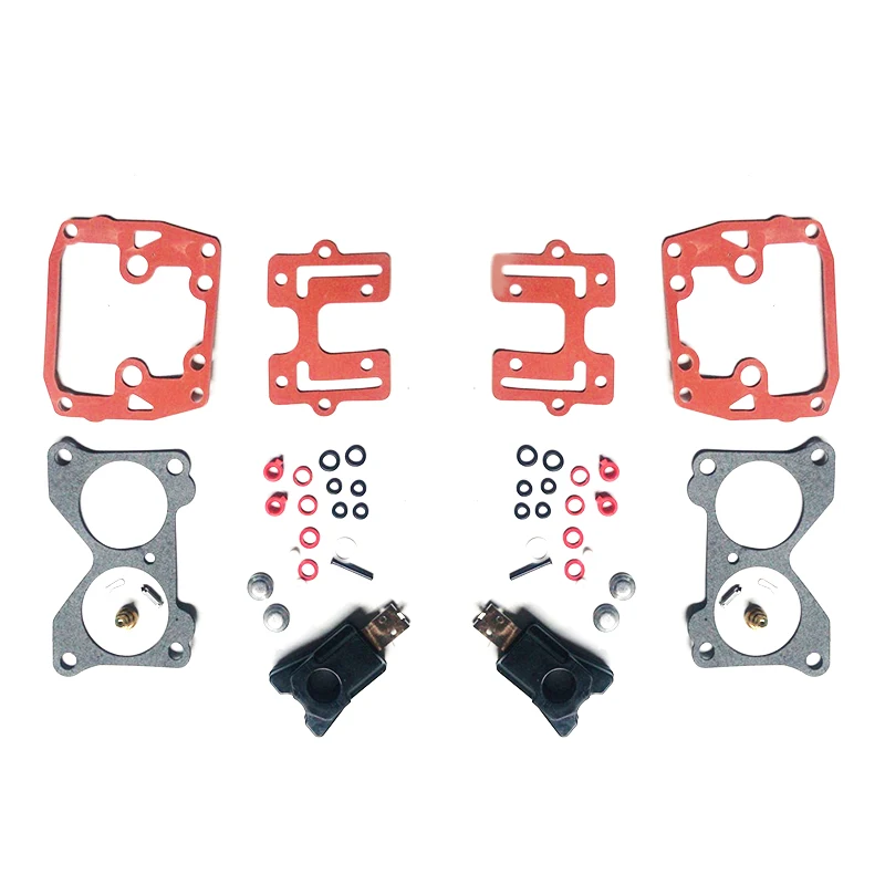 

Components To Rebuild 2 Carburetors,Includes Required Needles, Seats, O-Rings & Gaskets for Johnson Evinrude