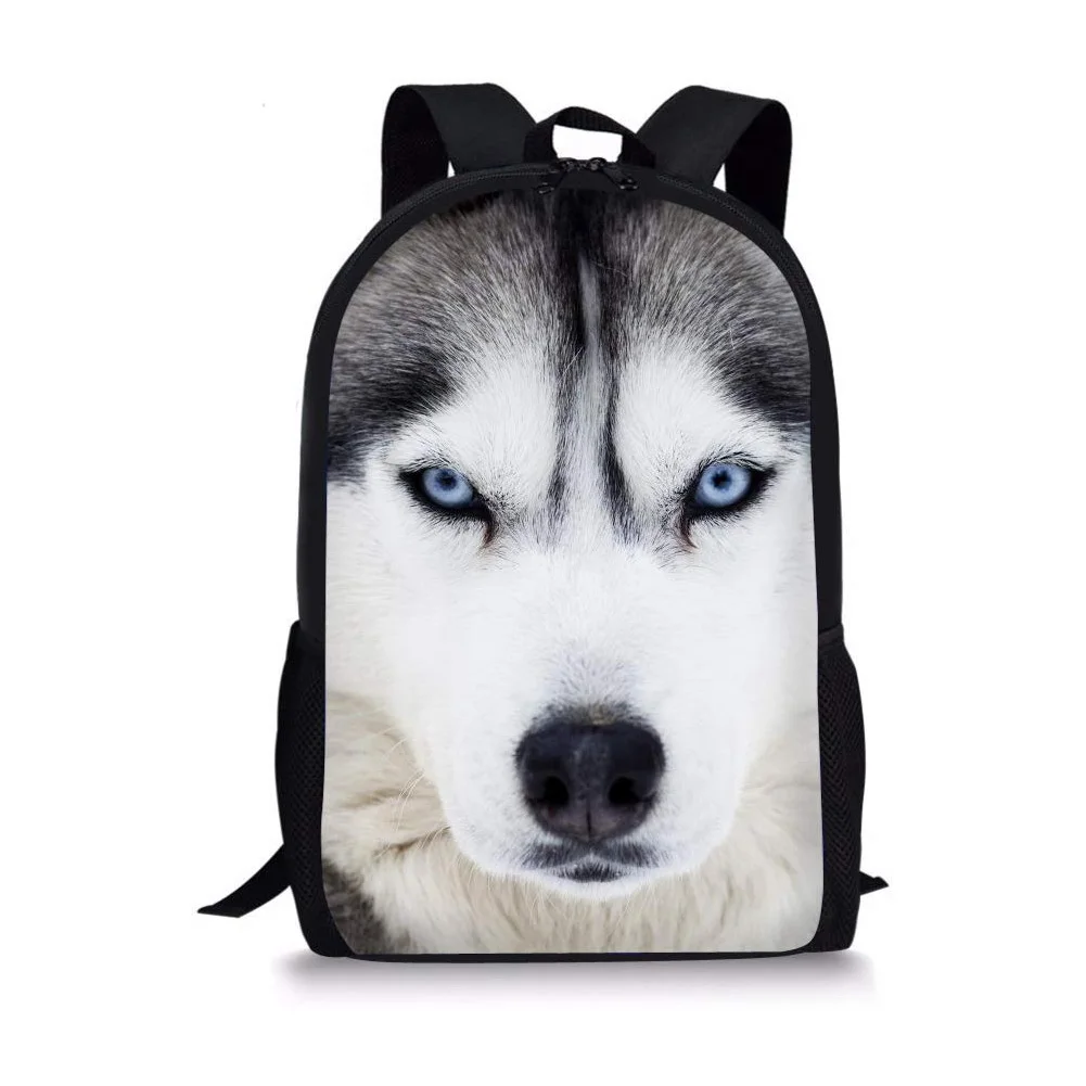 

New 3D Cartoon School Bag For Gilrs Boys Wolf Pattern Orthopedic Backpack Children School Bags Student Mochila Grade 1-4