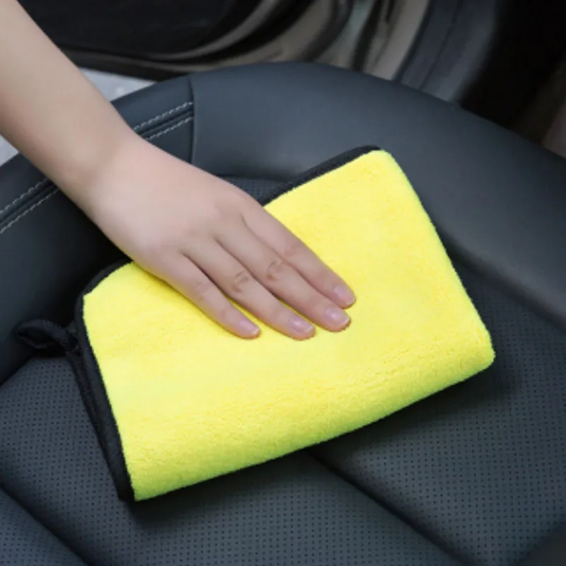 30*30/40CM Car Wash Microfiber Towel Car Cleaning Drying Cloth Hemming Car Care Cloth Detailing Car Wash Towel For Car Auto Home