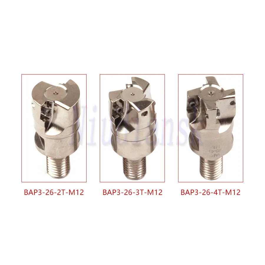 BAP3-17-2T-M8 BAP3-21-3T-M10 BAP3-35-4T-M16 Lock Tooth Anti-Vibration Milling Cutter Head BAP3+10pcs APMT1135 CNC Carbide Insert