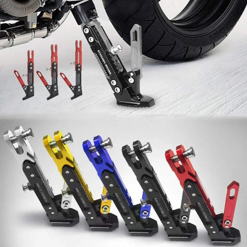 

Hot Sales!!! Adjustable CNC Metal Motorcycle Foot Kickstand Electrombile Kick Side Stand