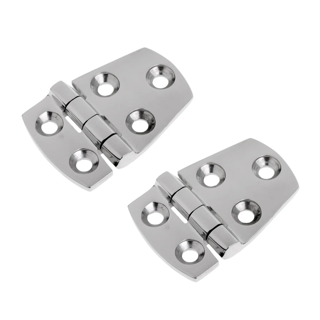 

2pcs 57 X 38mm Durable 316 Stainless Steel Marine Boat Cabin RV Door Hinge