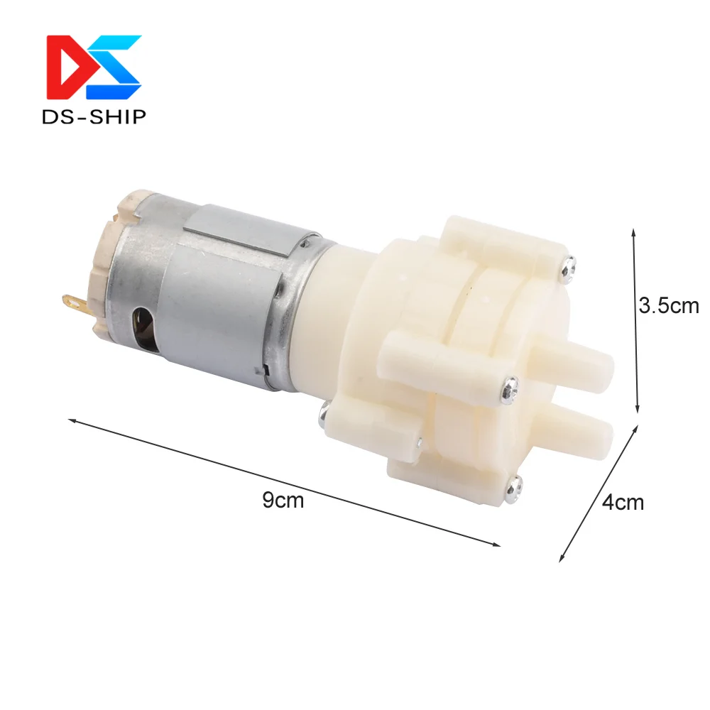 R385 Water Pump 12V Diaphragm Pump Pump 6V Small Miniature Water Pump Household Fish Tank Accessories Tea Set Water Pump