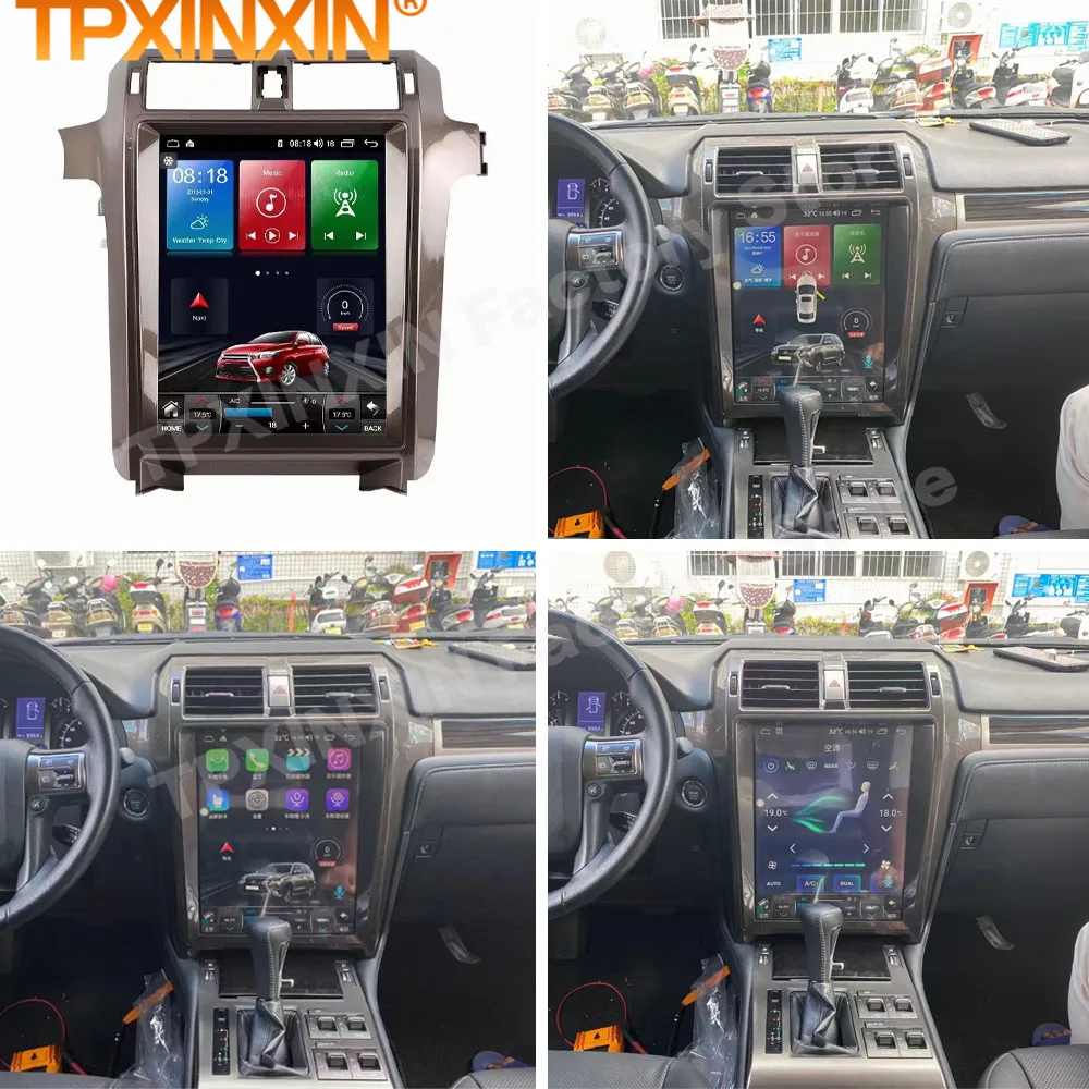 8+256GB Android12 Automotive Multimedia For Lexus GX460 GX400 2010 2011 2012 2013 2014 2015 2016 2017 2018 2019 Player Head Unit