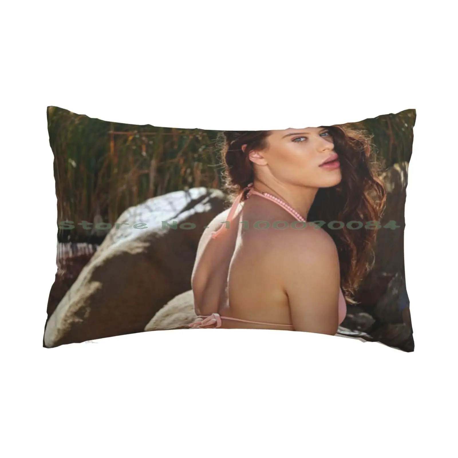 Sexy Pose Pillow Case 20x30 50*75 Sofa Bedroom Saint Nick St Nick Xmas Merry Christmas Ugly Christmas Sweater Ugly Christmas