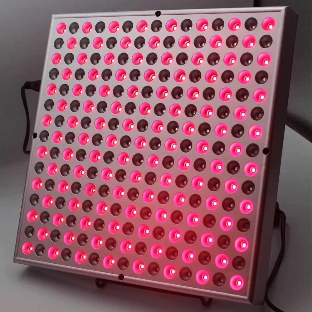 45W 225LED Lamp Pure Red 660nm 850nm LED Therapy Grow Light  for Flowering Fruiting Grow Spectrum Enhancement and red grow panel