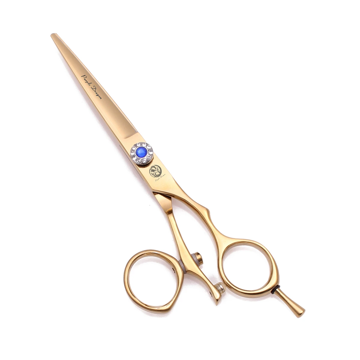 Rotated Thumb Hairdressing Scissors Purple Dragon 6