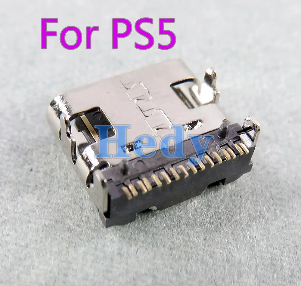 Puerto de carga Micro USB de 5 piezas, conector de alimentación tipo C, cargador para consola inalámbrica PlayStation 5 PS5