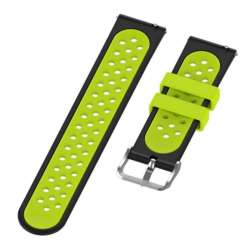 20MM 22MM Silicone Strap For Huawei Honor ES Smart Watch Band Breathable Wristband Sport Bracelet For Honor GS Pro Correa Straps