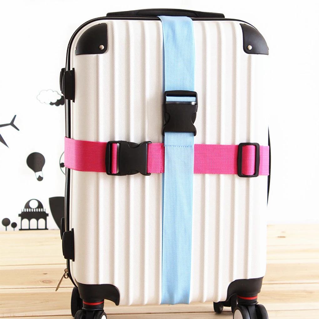 Adjustable Luggage Buckle Strap Packing Belt Suitcase Belts Packing Belt Suitcase Travel Safe Buckle Tie Suitcase Accessories