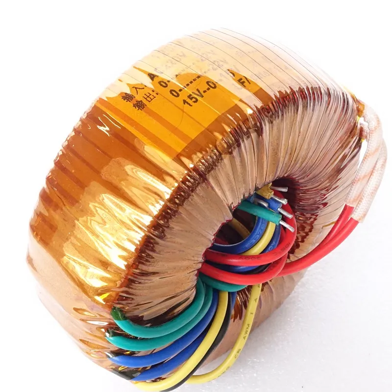 BRZHIFI Factory Audio120W Toroidal Transformer A Core Without Breaking Point Iron Core Dual 18V And Dual 22V Golden Armor