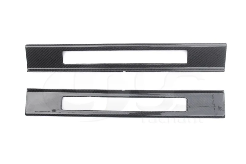 Car-Styling Auto Accessories Dry Carbon Fiber Interior Trim 2 Pcs Fit For 2015-2016 Mustang Door Sill Replacement