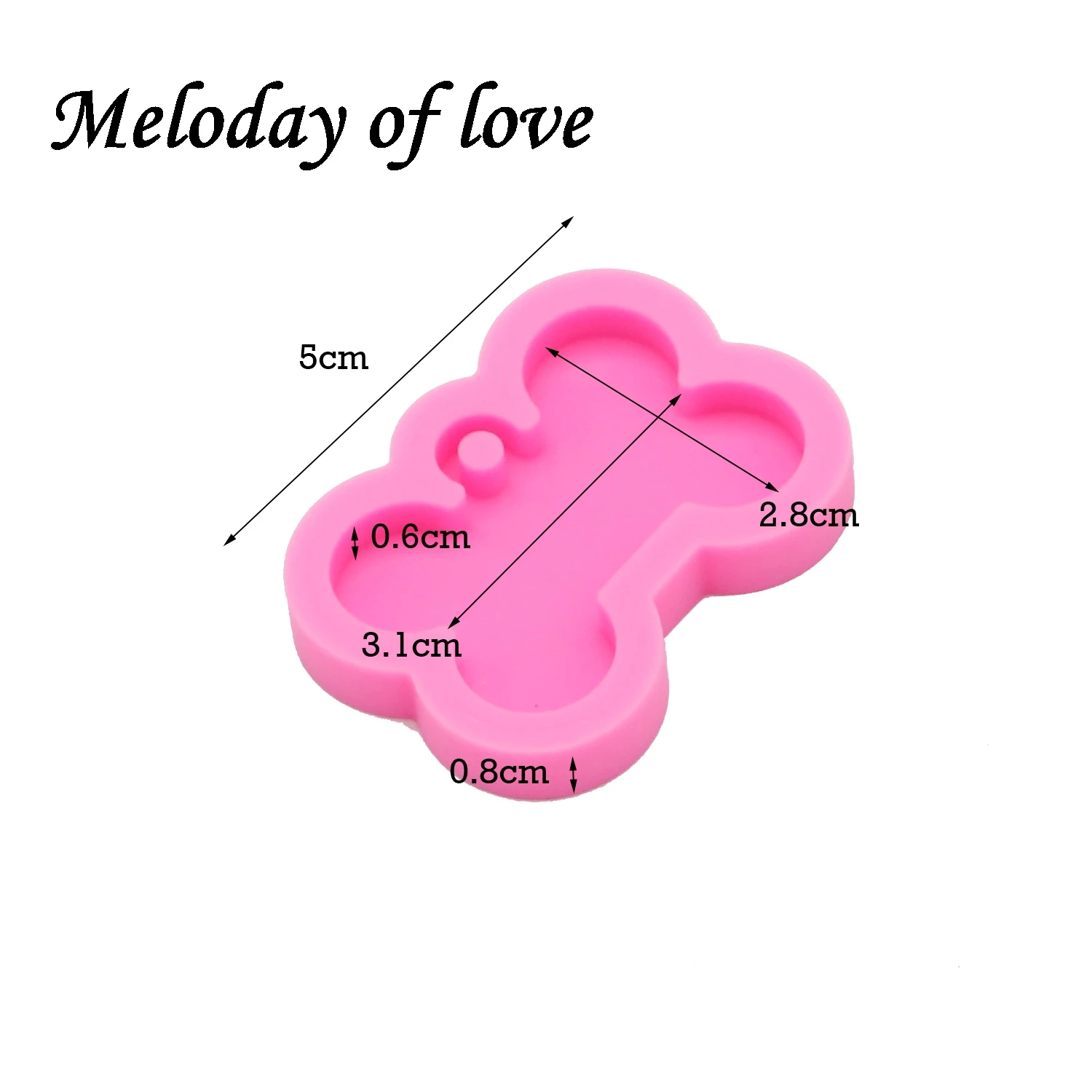 Shiny Dog bone dog tag mold DIY epoxy resin silicone Mold for keychain glossy finish DY0094 - Image 6