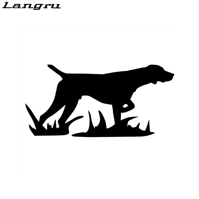 

Langru Hunting Dog Car Stickers Stylish Vivid Vinyl Decal Bumper Car Accessories Jdm