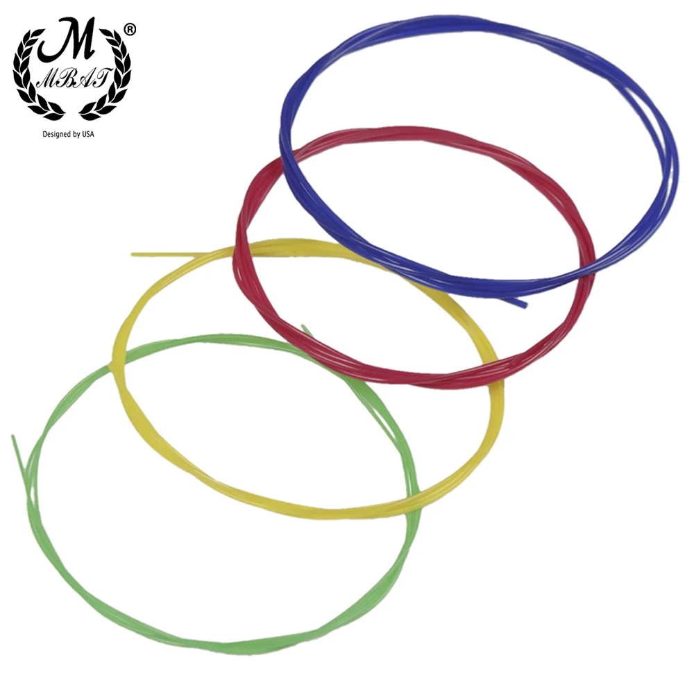 M mbat 4 teile/satz u104 Nylon Ukulele Saiten Ersatz Saiten instrument für Ukulele Teile praktische bunte Gitarren saite – Detail 8
