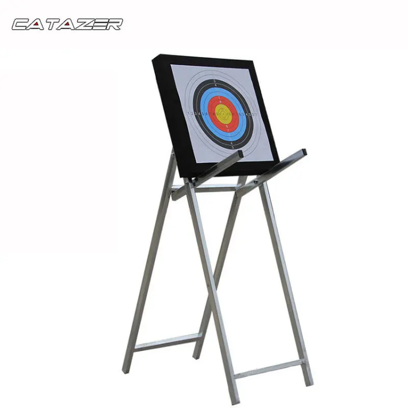 Bow and ArrowArchery Target Stand  Shooting Target Shelf Foldable Aiming Rack Easy Folding Target Stand 1pc