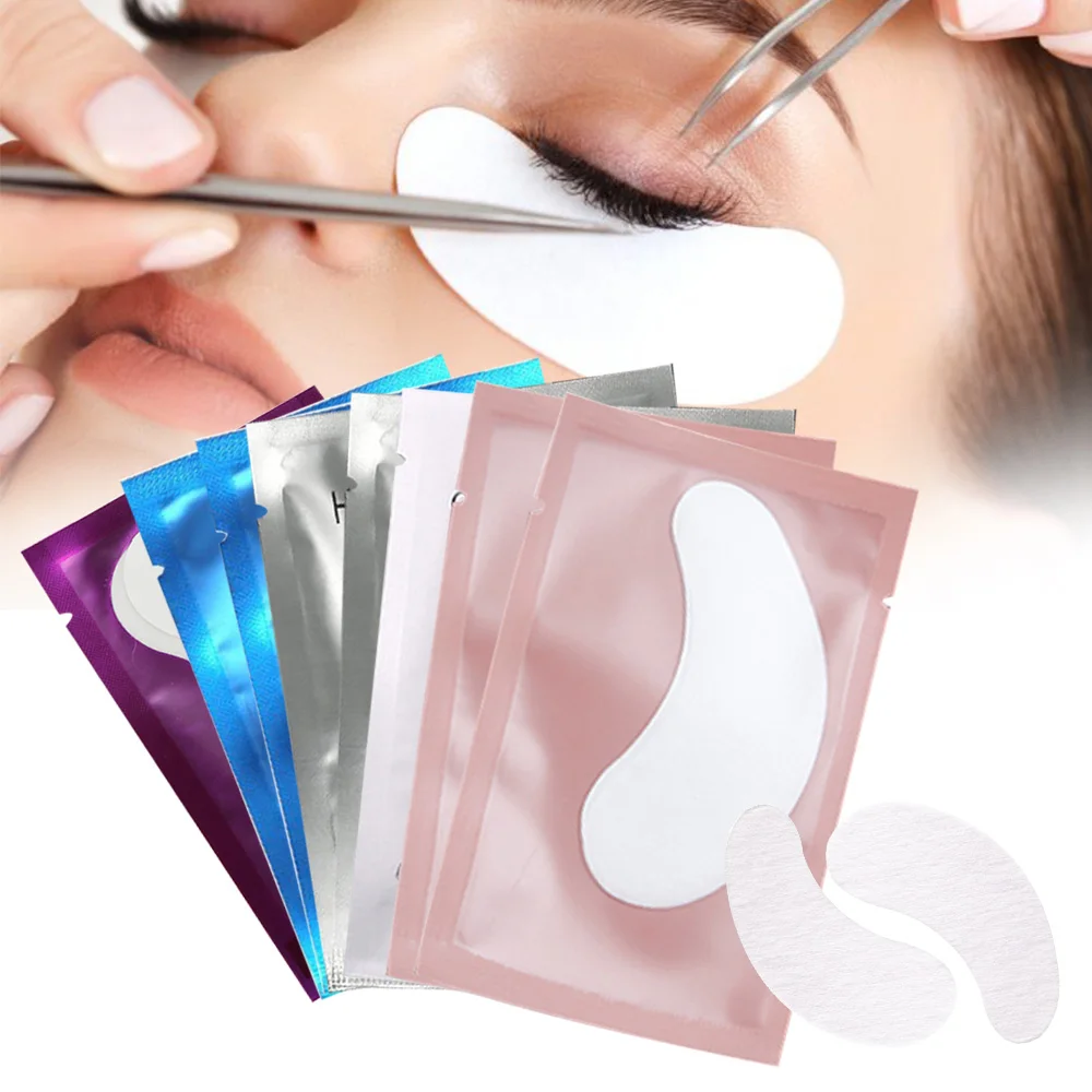 1Pairs-Eyelash Extension Patch Grafted Fake Lashes Hydrogel Eye Pads Under Eyelash Pad Makeup Tools